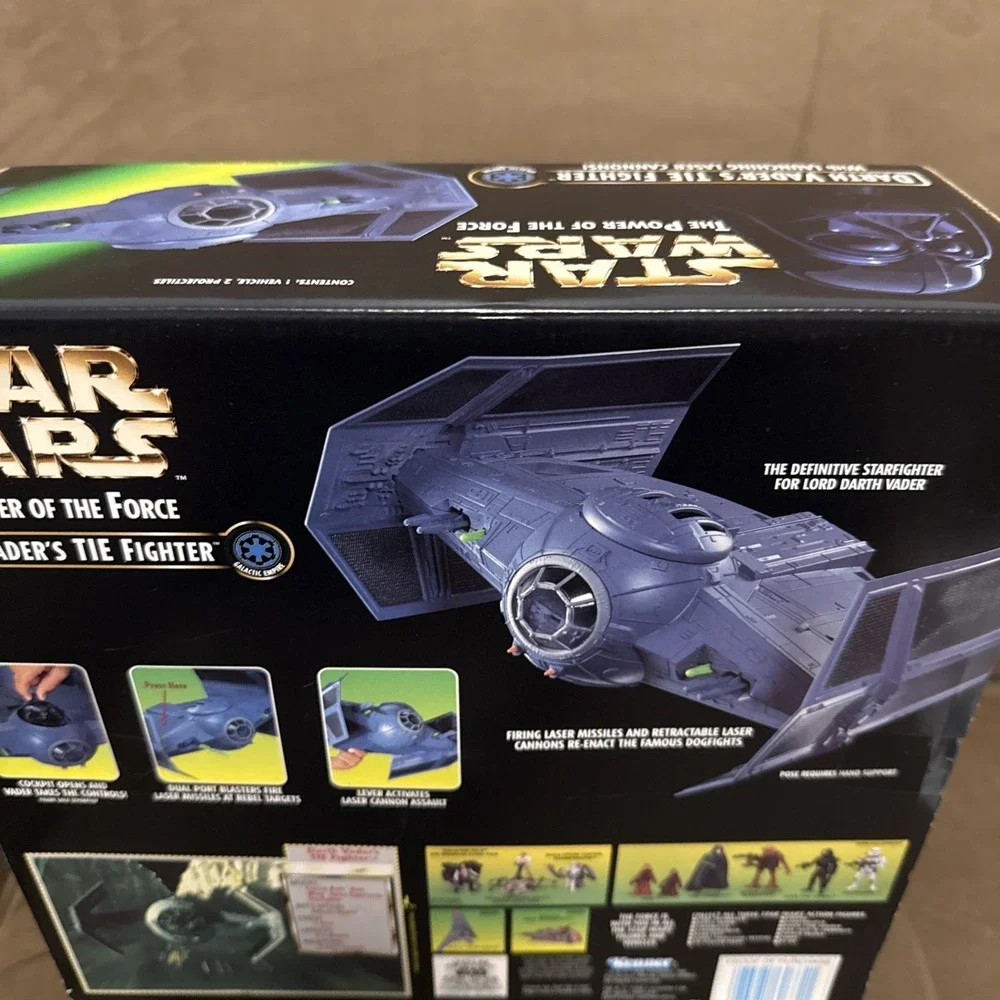 Kenner Star Wars Power of the Force Darth Vader's TIE Fighter Vehicle 1996 NIB